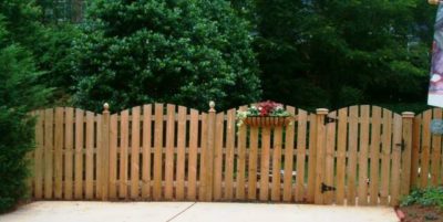 Picket Wood Fence