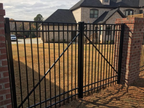 Black Aluminum Fence